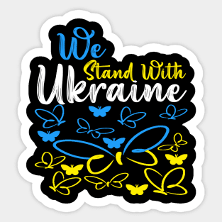 Ukraine trident Ukraine flag Ukrainian flag Ukraine Sticker